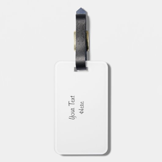 Flamingo Ocean 'Text' Gepäckanhänger (Rückseite vertikal)