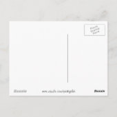 Flamingo Ocean Text Postkarte (Rückseite)