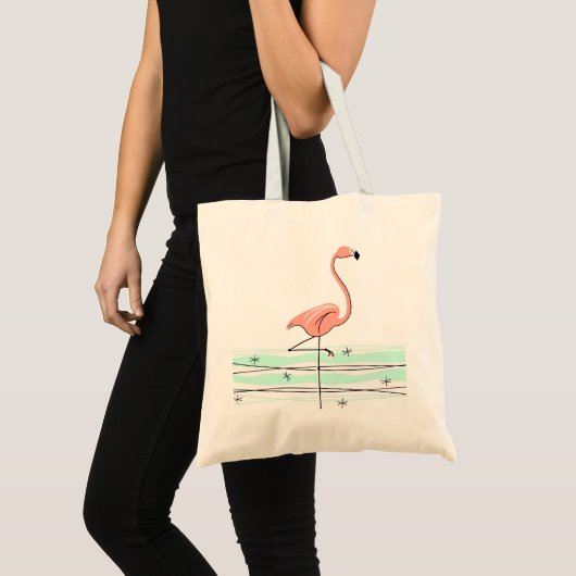Flamingo Ocean Tote Tasche (Vorderseite (Produkt))