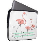 Flamingo Ocean Trio 2 Laptop-Ärmel Laptopschutzhülle (Vorne Rechts)