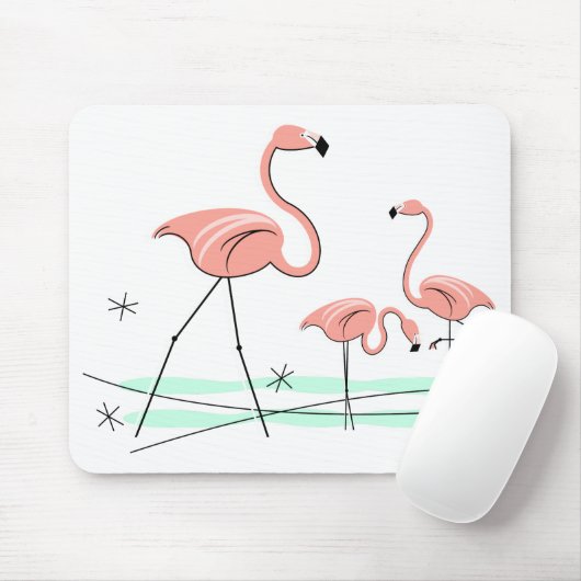 Flamingo Ocean Trio 2 mousepad (Mit Mouse)