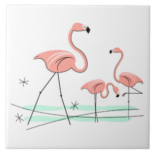 Flamingo Ocean Trio 2 tile Fliese