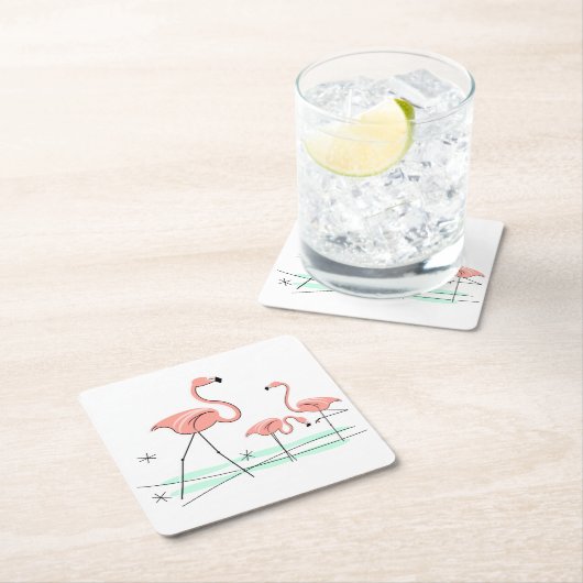 Flamingo Ocean Trio 2 Untersetzer (Vor Ort)