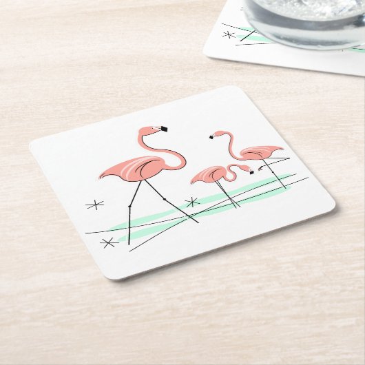 Flamingo Ocean Trio 2 Untersetzer (angewinkelt)