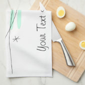 Flamingo Ocean Trio 3 Küchenhandtuch Handtuch (Viertel Falte)