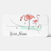 Flamingo Ocean Trio 3 "Name" iPad Fall Case-Mate iPhone Hülle (Rückseite (Horizontal))