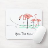 Flamingo Ocean Trio 3 "Text" Mousepad (Mit Mouse)