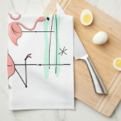 Flamingo Ocean Trio 4 Küchentücher (Viertel Falte)