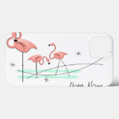 Flamingo Ocean Trio 'Name' iPad Mini Fall Case-Mate iPhone Hülle (Rückseite (Horizontal))