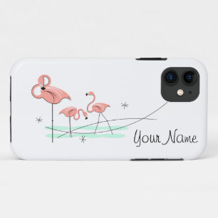 Flamingo Ocean Trio 'Name' iPhone 11 zäh Case-Mate iPhone Hülle