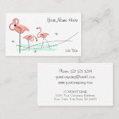 Flamingo Ocean Trio Visitenkarte (Vorne/Hinten)