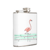 Flamingo Ocean umhüllte Flasche Flachmann (Rechts)