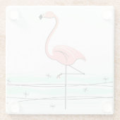 Flamingo Ocean Untersetzer (Rückseite)
