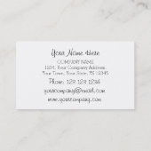 Flamingo Ocean Visitenkarte weiß (Rückseite)