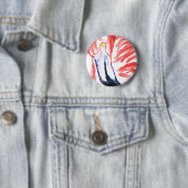 Flamingo-Öl-Malerei-Rosa Flamingoe Zeichnen Button (Beispiel)