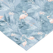 Flamingo Orchid Tropical Pattern Blue ID868 Kurzer Tischläufer (Ecke)