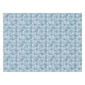 Flamingo Orchid Tropical Pattern Blue ID868 Tischdecke (Vorderseite (Horizontal))