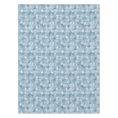 Flamingo Orchid Tropical Pattern Blue ID868 Tischdecke (Vorderseite)