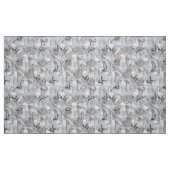 Flamingo Orchid Tropical Pattern Gray ID868 Stoff (Fat Quarter (45,7 x 55,9 cm))
