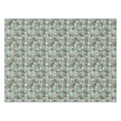 Flamingo Orchid Tropical Pattern Sage ID868 Tischdecke (Vorderseite (Horizontal))