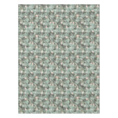 Flamingo Orchid Tropical Pattern Sage ID868 Tischdecke (Vorderseite)