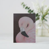 Flamingo Original Bird Kunst Postkarte (Stehend Vorderseite)