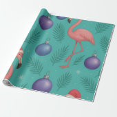 Flamingo Ornament Geschenkpapier (Ungerollt)