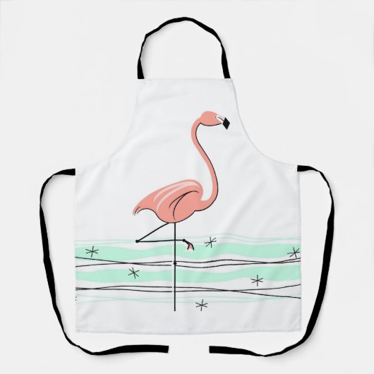 Flamingo Ozean überall in der Schürze (Vorderseite)