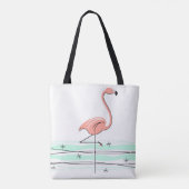 Flamingo Ozean überall in der Tasche (Rückseite)