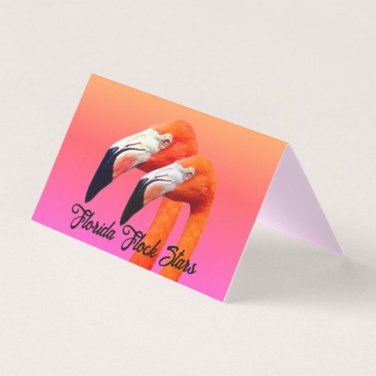 "Flamingo-Paar" (Vorderseite)