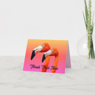"Flamingo-Paar"  Karte