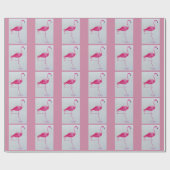 Flamingo-Packpapier Geschenkpapier (Flach)