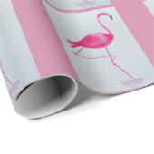 Flamingo-Packpapier Geschenkpapier (Rolleneckpunkt)