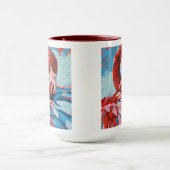 Flamingo Painting - Gift for Flamingo Lovers Tasse (Zentrum)