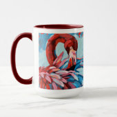Flamingo Painting - Gift for Flamingo Lovers Tasse (Links)