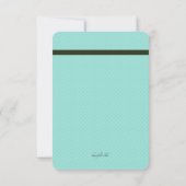 Flamingo Pair Einladung (Rückseite)