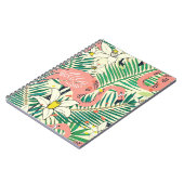 Flamingo Palm Blätter: Tropisch Vintag Notizblock (Linke Seite)