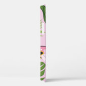 Flamingo Palm Verlasse tropisches Design Case-Mate iPhone Hülle (Rückseite / Rechts)