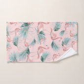 Flamingo Palm Vibes #1 Badhandtuch Set (Handtuch)