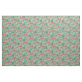 Flamingo-Palme-Leinwand-Blick Stoff (Fat Quarter (45,7 x 55,9 cm))
