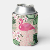 Flamingo, Palmen, Küchendesign Dosenkühler (Kanne Vorderseite)