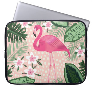 Flamingo, Palmen, Küchendesign Laptopschutzhülle