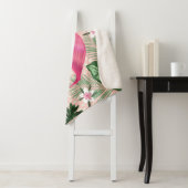 Flamingo, Palmen, Küchendesign Sherpadecke (Beispiel)