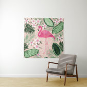 Flamingo, Palmen, Küchendesign Wandteppich (Beispiel)