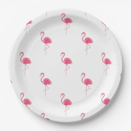 Flamingo Paper Tellers 9" Pappteller