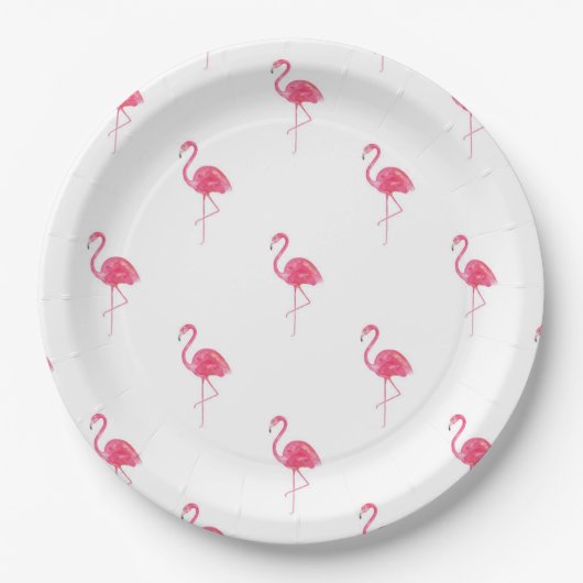 Flamingo Paper Tellers 9" Pappteller (Vorderseite)