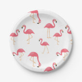 Flamingo Pappteller (Vorderseite)