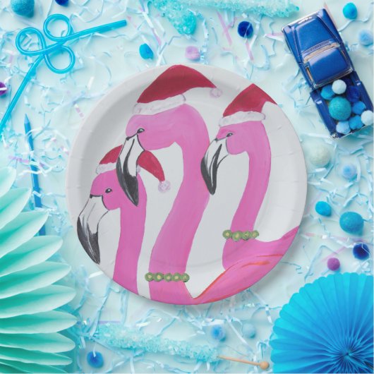 Flamingo Pappteller (Party)