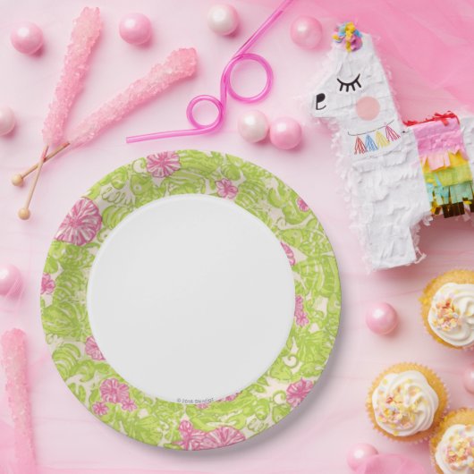 Flamingo-Pappteller Pappteller (Party)