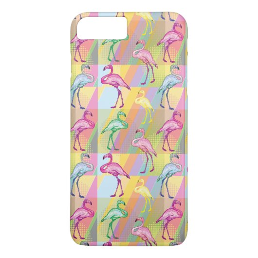 Flamingo-Parade Case-Mate iPhone Hülle (Rückseite)